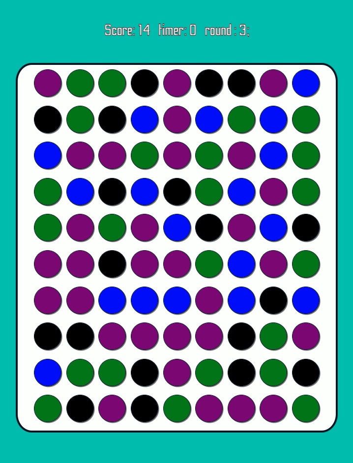 a portrait screenshot of the blue blaster web app designed for small screens.